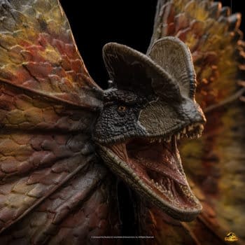 Jurassic Park Dilophosaurus Finds It’s Next Prey with Iron Studios 