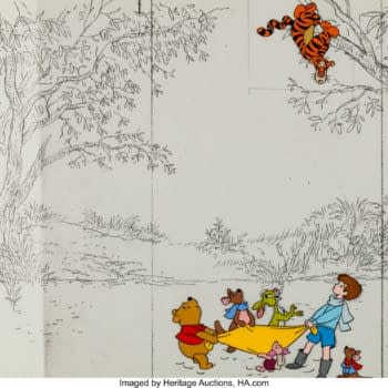 Nostalgic Winnie the Pooh Book Illustration Hits Auction