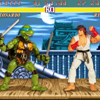 Playmates Announces Street Fighter vs. TMNT 2-Pack Figure Sets