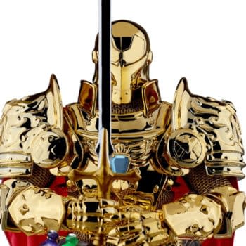 Medical Knight Iron Man is Back with Gold Armor Beast Kingdom Release