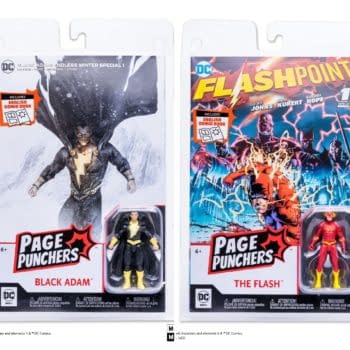 Flash and Black Adam Join McFarlane's DC Comics Page Punchers Line