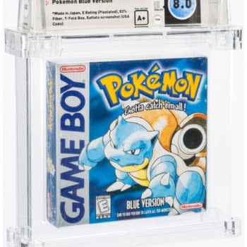 WATA 8.0 Pokémon Blue Version Up For Auction At Heritage Auctions