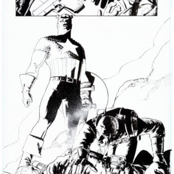 Captain America John Cassaday Art Page At Heritage Auctions Today