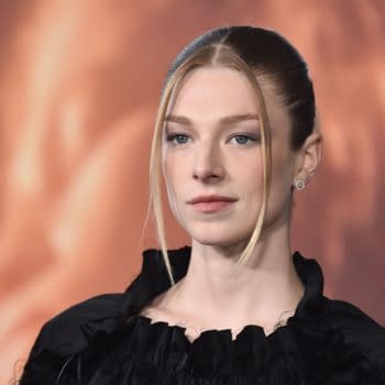 Hunter Schafer arrives for the ‘Euphoria’ FYC Party on April 20, 2022 in Los Angeles, CA, photo by DFree / Shutterstock.com.