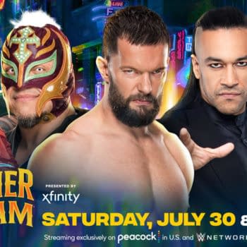 WWE SummerSlam Match Graphic: The Mysterios vs Judgment Day