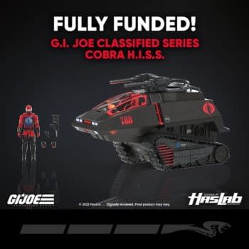 Hasbro’s G.I. Joe HasLab H.I.S.S. Tank Fully Funded - Tier 4 Unlocked 