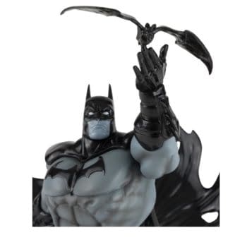 McFarlane Debuts New Batman with Bat Black & White DC Direct Statue 