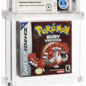 Pokémon Ruby Sealed Game, Graded 6.5, Up For Auction At Heritage