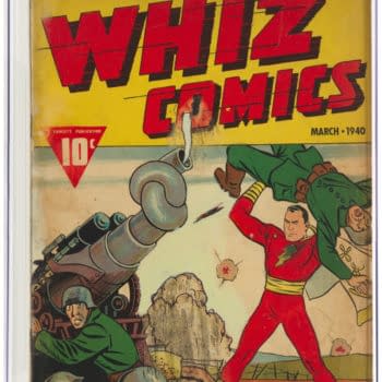 Captain Marvel Graces Whiz Comics With  Appearance At Heritage