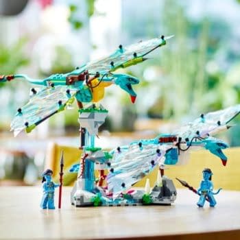  LEGO Reveals Avatar Jake & Neytiri’s First Banshee Flight Set