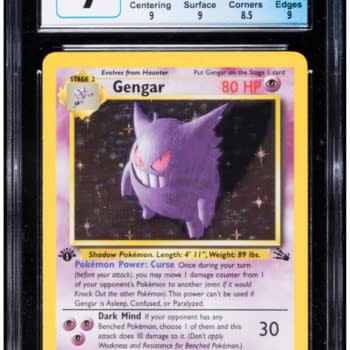 Pokémon TCG:1st Edition Fossil Gengar Up For Auction At Heritage