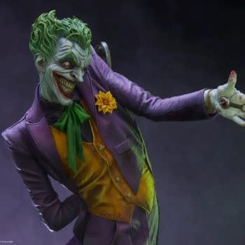 The Joker Has a Trick Up His Sleeve with New Premium Sideshow Statue 