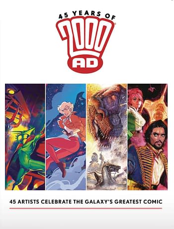 Cover image for 45 YEARS OF 2000 AD ANNI ART BOOK HC (MR)