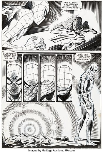 John Romita S., Jim Mooney Amazing Spider-Man 75 Story Page 18 Original Art Marvel 1969