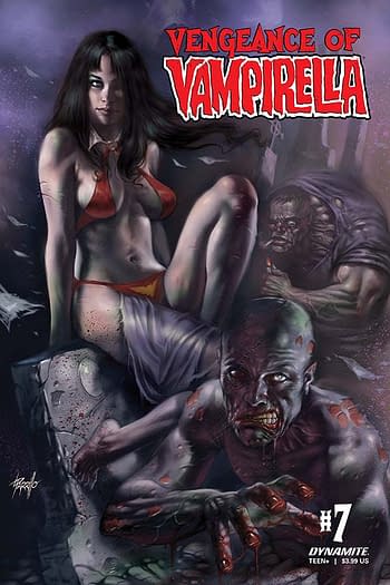 One of the covers to Vengeance of Vampirella #7 from Dynamite Entertainment