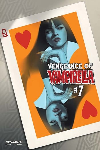 One of the covers to Vengeance of Vampirella #7 from Dynamite Entertainment
