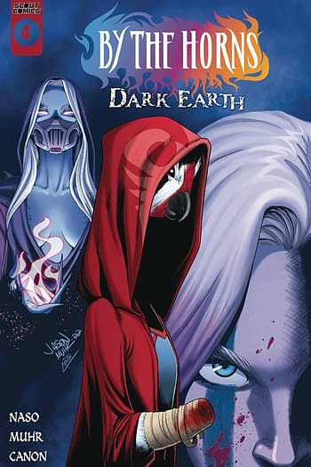 Cover image for BY THE HORNS DARK EARTH #4 (MR)
