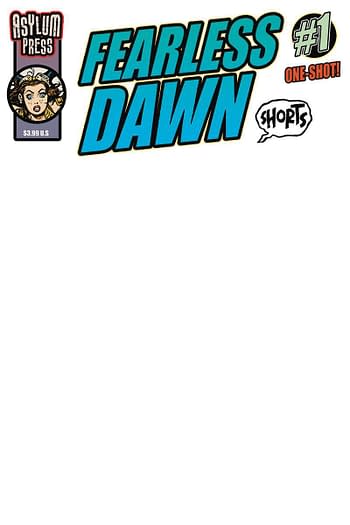 Cover image for FEARLESS DAWN SHORTS ONE SHOT CVR C BLANK SKETCH