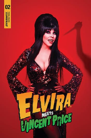Cover image for ELVIRA MEETS VINCENT PRICE #2 CVR D PHOTO