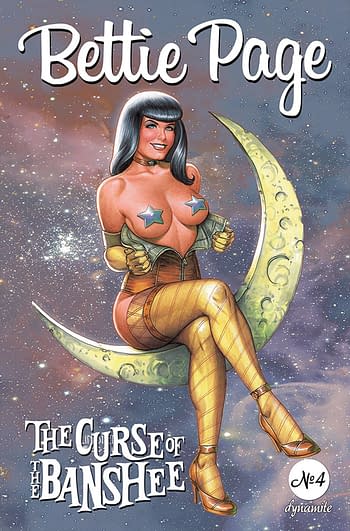 Cover image for BETTIE PAGE & CURSE OF THE BANSHEE #4 CVR B LINSNER