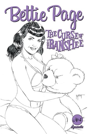 Cover image for BETTIE PAGE & CURSE OF THE BANSHEE #4 CVR F 10 COPY INCV MOO