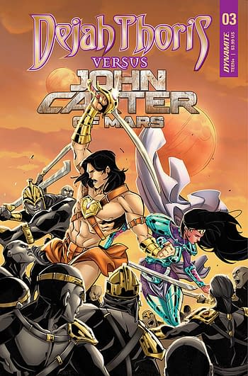 Cover image for DEJAH THORIS VS JOHN CARTER OF MARS #3 CVR C MIRACOLO