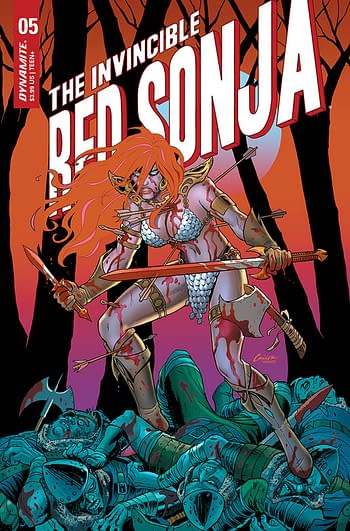 Cover image for INVINCIBLE RED SONJA #5 CVR A CONNER