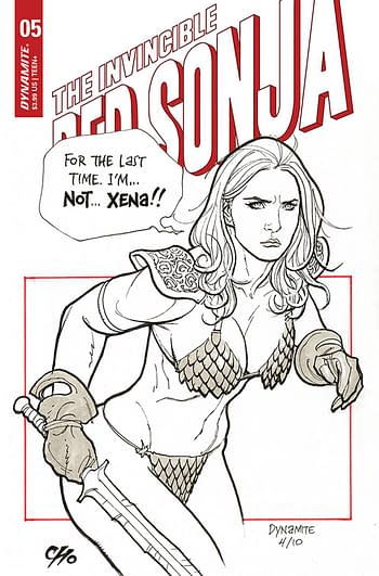 Cover image for INVINCIBLE RED SONJA #5 CVR D CHO