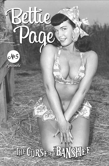 Cover image for BETTIE PAGE & CURSE OF THE BANSHEE #5 CVR E BETTIE PAGE PIN