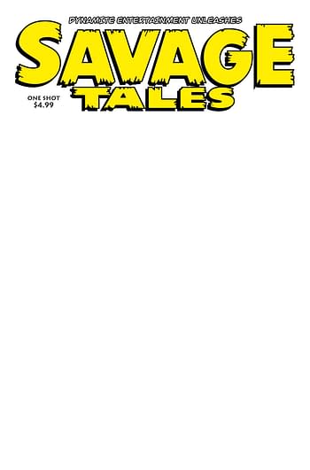 Cover image for SAVAGE TALES ONE SHOT CVR D BLANK AUTHENTIX
