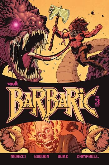 Cover image for BARBARIC #3 CVR A GOODEN