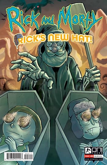 Cover image for RICK AND MORTY RICKS NEW HAT #3 CVR A STRESING