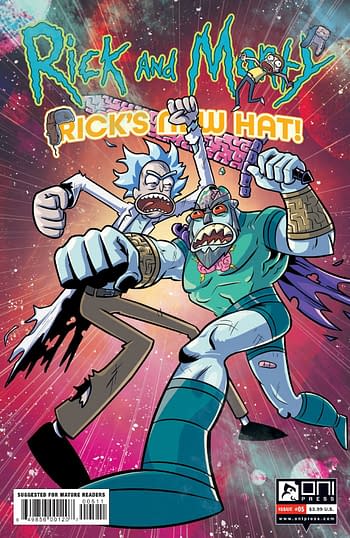 Cover image for RICK AND MORTY RICKS NEW HAT #5 CVR A STRESING