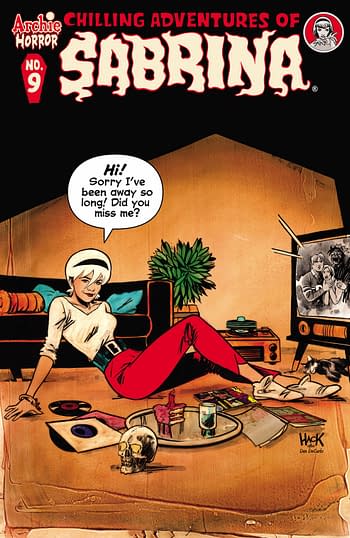 Cover to The Chilling Adventures of Sabrina #9 from Archie Comics