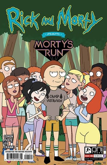 Cover image for RICK AND MORTY PRESENTS MORTYS RUN #1 CVR B FEISTER