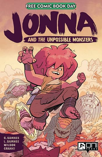 Cover picture for FCBD 2022 JONNA AND THE IMPOSSIBLE MONSTERS