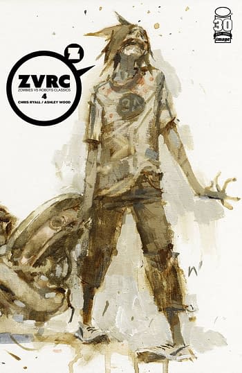 Cover image for ZVRC ZOMBIES VS ROBOTS CLASSIC #4 (OF 4) CVR A WOOD (MR)
