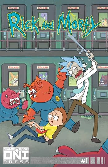 Cover image for RICK & MORTY ONI 25TH ANNV ED #1 (MR)