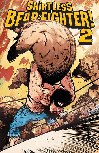 Cover image for SHIRTLESS BEAR-FIGHTER 2 #1 (OF 7) CVR E 25 COPY INCV JOHNSO