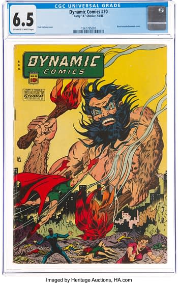 Gus Ricca's Propeller Monster and Other Dynamic Comics at Auction