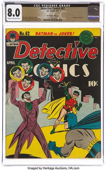 Detective Comics #62 The Promise Collection Pedigree (DC, 1942) CGC VF 8.0 Cream to off-white pages
