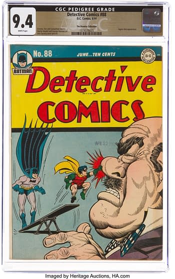 Detective Comics #88 The Promise Collection Pedigree (DC, 1944) CGC NM 9.4 White pages