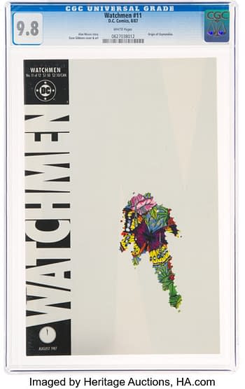 All Twelve Issues Of Watchmen 9.8 CGC Auctioned Individually Today