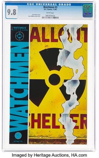All Twelve Issues Of Watchmen 9.8 CGC Auctioned Individually Today
