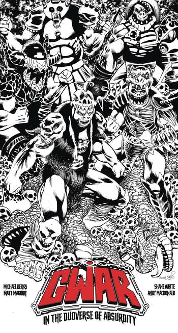 Cover image for GWAR IN THE DUOVERSE OF ABSURDITY (MR)