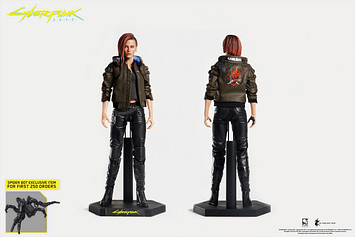 Dark Horse Comics Cyberpunk 2077 Male V Figure Replica and Video Game Figurine