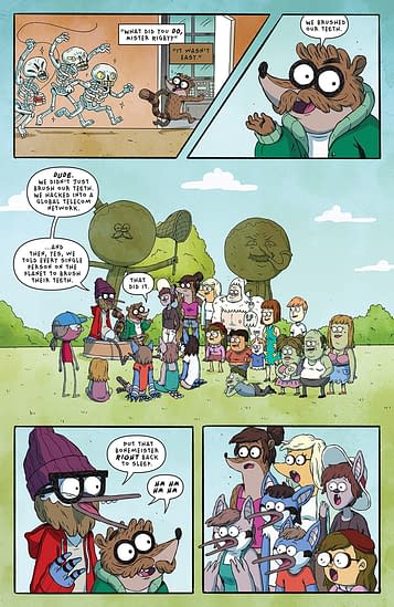 Regular Show 25 Years Later 1 Review A Bizarre And Misguided Addition To The Canon