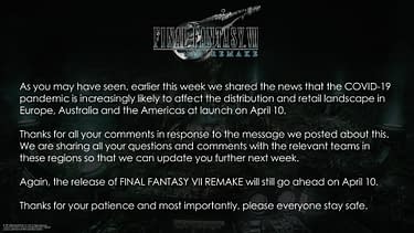 Square Enix Unclear On Physical Release Of Final Fantasy Vii Remake Square Enix Unclear On Physical Release Of Final Fantasy Vii Remake