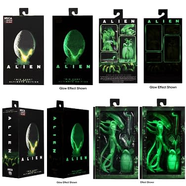 glow in the dark alien neca