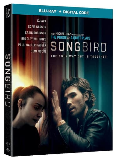 Songbird Hits Blu Ray On March 16th Pandemic Thriller Reveals Cover Songbird Hits Blu Ray On March 16th Pandemic Thriller Reveals Cover